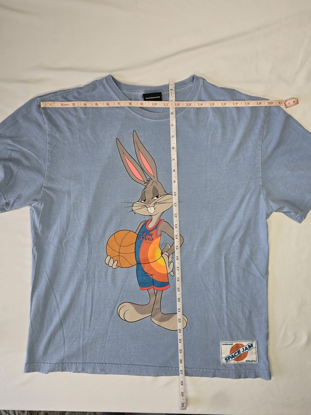 Space Jam Bugs Bunny Graphic Tee - Light Blue